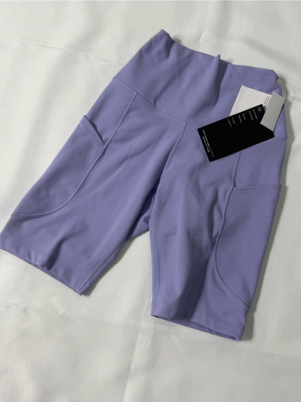 Nike Lavender High-Rise Bike Shorts